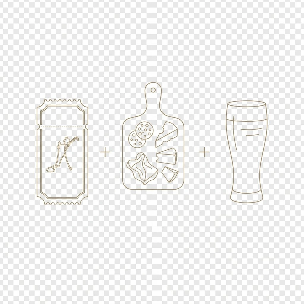 Billet + planche + boisson